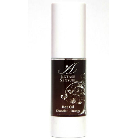 Huile de massage chauffante chocolat orange 30 ml — emballage