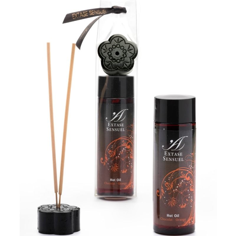 Huile de massage chauffante chocolat orange 100 ml — emballage