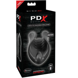 Masturbateur homme modèle Vibrating Silicone Stimulator en Silicone noir pour le plaisir intime.