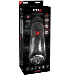 Masturbateur automatique rotation + va-et-vient 3 gaines interchangeables - vue de profil