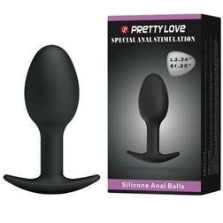 PRETTY LOVE PLUG ANAL EN SILICONE 65 CM NOIR