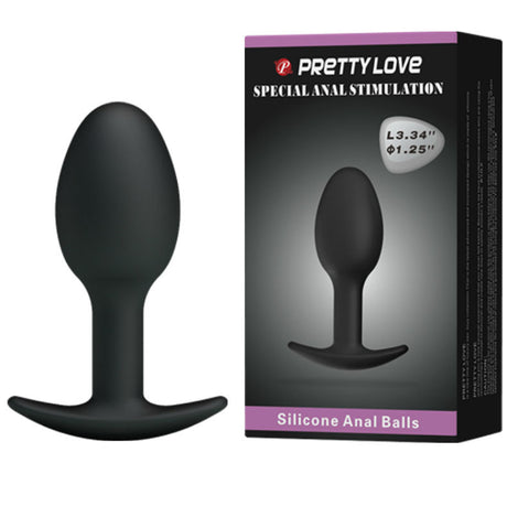 PRETTY LOVE PLUG ANAL EN SILICONE 65 CM NOIR