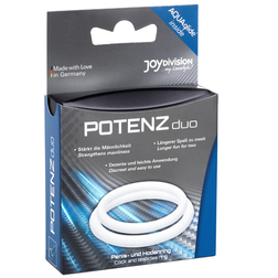 JOYDIVISION POTENZDUO BAGUES BLANC M