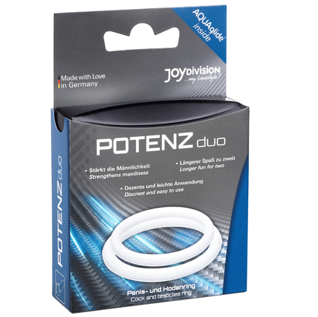 JOYDIVISION POTENZDUO BAGUES BLANC M