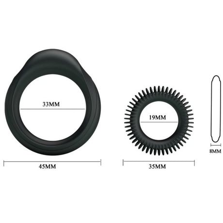 BAILE KIT 2 ANNEAUX SILICONE ANNEAU VIRILIT