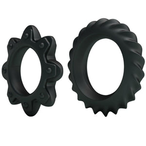 BAILE KIT 2 ANNEAUX FLEURI EN SILICONE