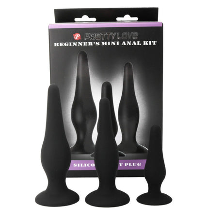 PRETTY LOVE KIT DINITIATION EN SILICONE POUR PLUGS ANAL