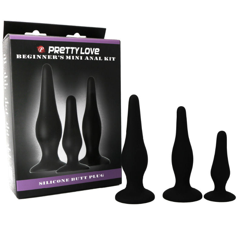 PRETTY LOVE KIT DINITIATION EN SILICONE POUR PLUGS ANAL