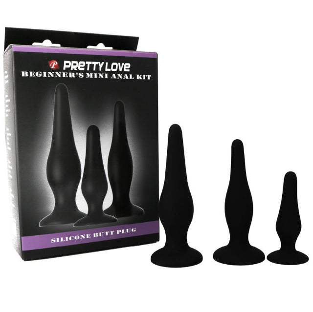 PRETTY LOVE KIT DINITIATION EN SILICONE POUR PLUGS ANAL