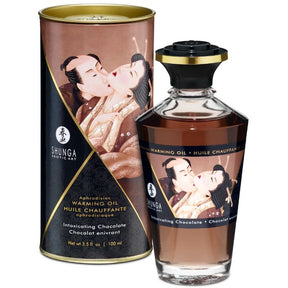 SHUNGA HUILE DE MASSAGE A EFFET CHALEUR SAVEUR INTENSE DE CHOCOLAT 100 ML