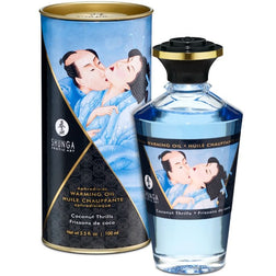 huile de massage Huile de massage chauffante comestible noix de coco 100 ml au meilleur prix
