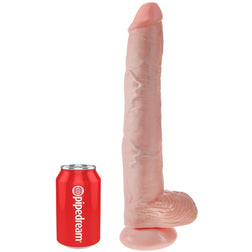 XL Realistic Dildo with Testicles and Suction Cup 36 cm — product view