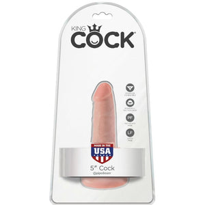 Gode réaliste 13 cm avec ventouse — vue de profil