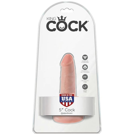 Gode réaliste 13 cm avec ventouse — vue de profil