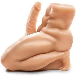 Torse masculin Silly Man en TPE Fanta Flesh chair avec pénis réaliste de 20,3 cm.