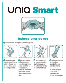 UNIQ SMART LATEX FREE PRE ERECTION CONDOMS 3 UNITS