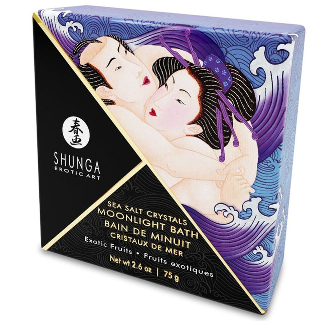 SHUNGA SELS DE BAIN A GOUT VIOLET EXOTIQUE 75 GR