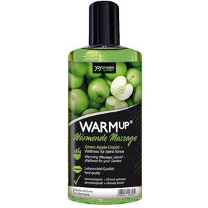 Huile de massage chauffante comestible pomme verte 150 ml — WarmUp