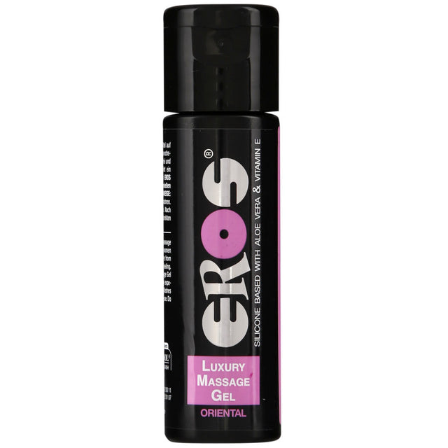 Gel massage luxe oriental aloe vera — Eros Silicone 30 ml · Eros Classic Line · Huiles neutres
