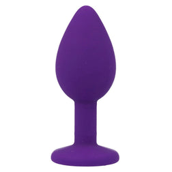 Plug anal Shelki S lilas 7,2 cm - gros plan produit