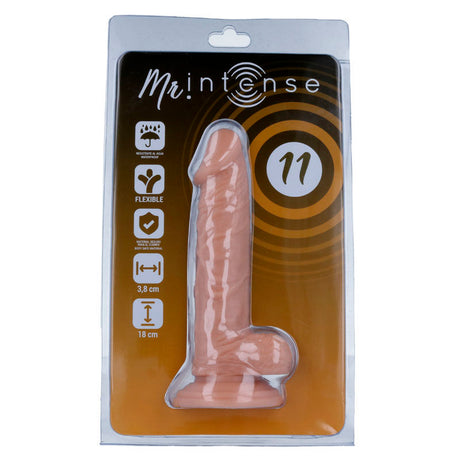 Realistic dildo 18 cm × Ø 3,8 cm with suction cup — No. 11 — product image 6