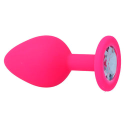 Plug anal Shelki M 8 cm - gros plan produit
