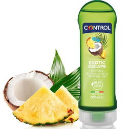 Lubrifiant intime Gel massage 2-en-1 parfum exotique 200 ml au meilleur prix