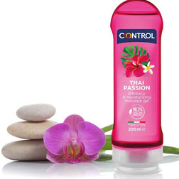 Lubrifiant intime Gel massage 2-en-1 parfum thai 200 ml au meilleur prix