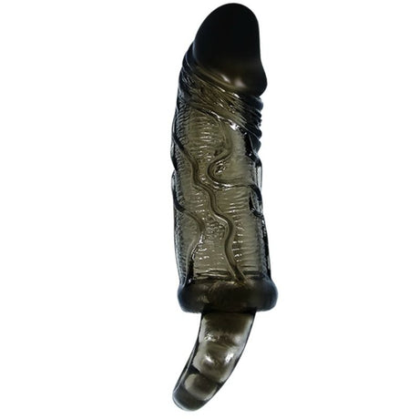 BAILE HOUSSE DEXTENSION DE PENIS AVEC SANGLE POUR TESTICULES NOIR 135 CM