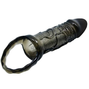 BAILE HOUSSE DEXTENSION DE PENIS AVEC SANGLE POUR TESTICULES NOIR 135 CM