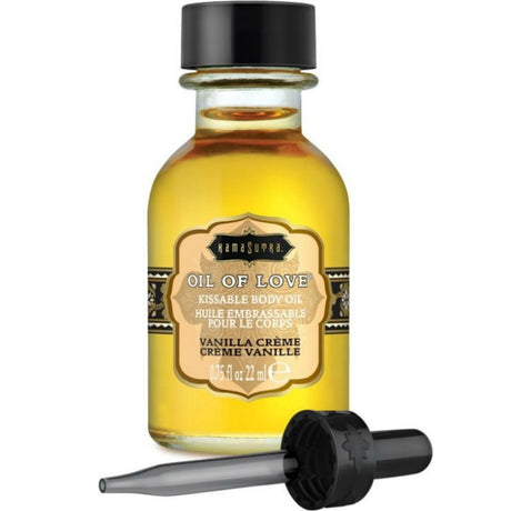 Huile comestible chauffante vanille 22 ml — Oil of Love · Kamasutra Cosmetics · Huiles aromatisées