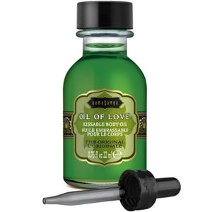 Huile comestible chauffante miel et fruits 22 ml — Oil of Love Original · Kamasutra Cosmetics · Huiles aromatisées