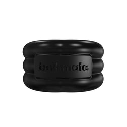 Cockring vibrant Bathmate large 3 vitesses — Vibe Stretch noir vu de face