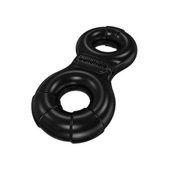 Cockring vibrant de la marque Bathmate modèle Vibe Eight en TPE noir pour le plaisir intime.
