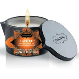 Gel lubrifiant Bougie de massage mangue tropicale 170 g intime