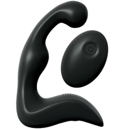 Prostate massager by Anal Fantasy Elite Collection, P Spot Pro model in black silicone, 14.2 cm, for pleasure...