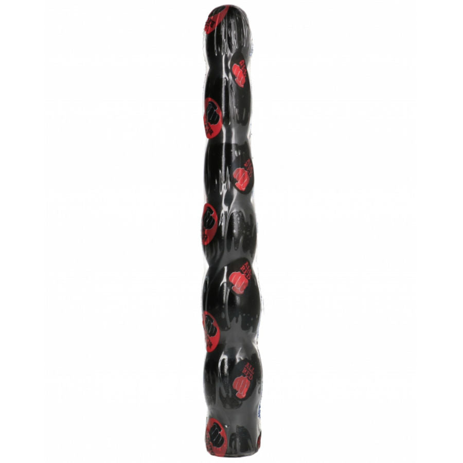 Chapelet anal 5 boules ondulées 32 cm — vue de profil
