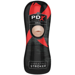 PDX ELITE STROKER ORAL VIBRANT