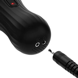 Masturbateur rotatif 7 modes + sons érotiques prise casque - vue détaillée