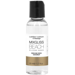 Lubrifiant silicone 2-en-1 parfum noix de coco 50 ml — MixGliss Plage