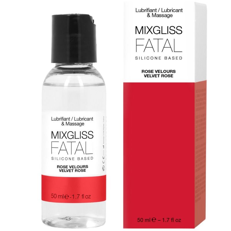 Lubrifiant silicone à la rose — Mixgliss Fatale 50 ml · Mixgliss · Lubrifiants aromatisés