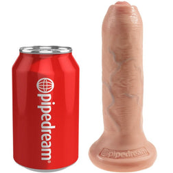 Realistic Uncircumcised Suction-Cup Dildo 15 cm — Uncut — product view