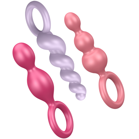 SATISFYER JEU DE BOUCHONS ANAL 3 PCS TRICOLORE