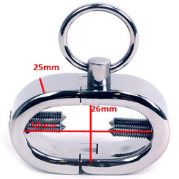Bracelet testiculaire acier à charnière — emballage