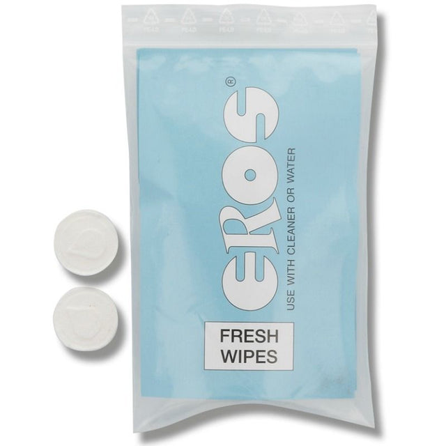 Lingettes intimes compressées à hydrater — Eros Fresh Wipes · Eros · Hygiène anale