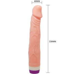 BAILE VIBRATEUR NATUREL REALISTE 22 CM