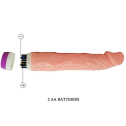 BAILE VIBRATEUR NATUREL REALISTE 22 CM
