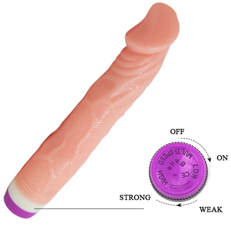 BAILE VIBRATEUR NATUREL REALISTE 22 CM