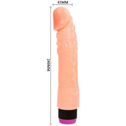 Baile Natural Flexible Realistic Vibrator 24 cm