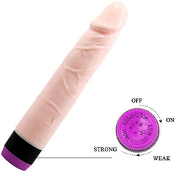 Realistic Vibrating Dildo 21,5 cm Natural Skin — Adour Club